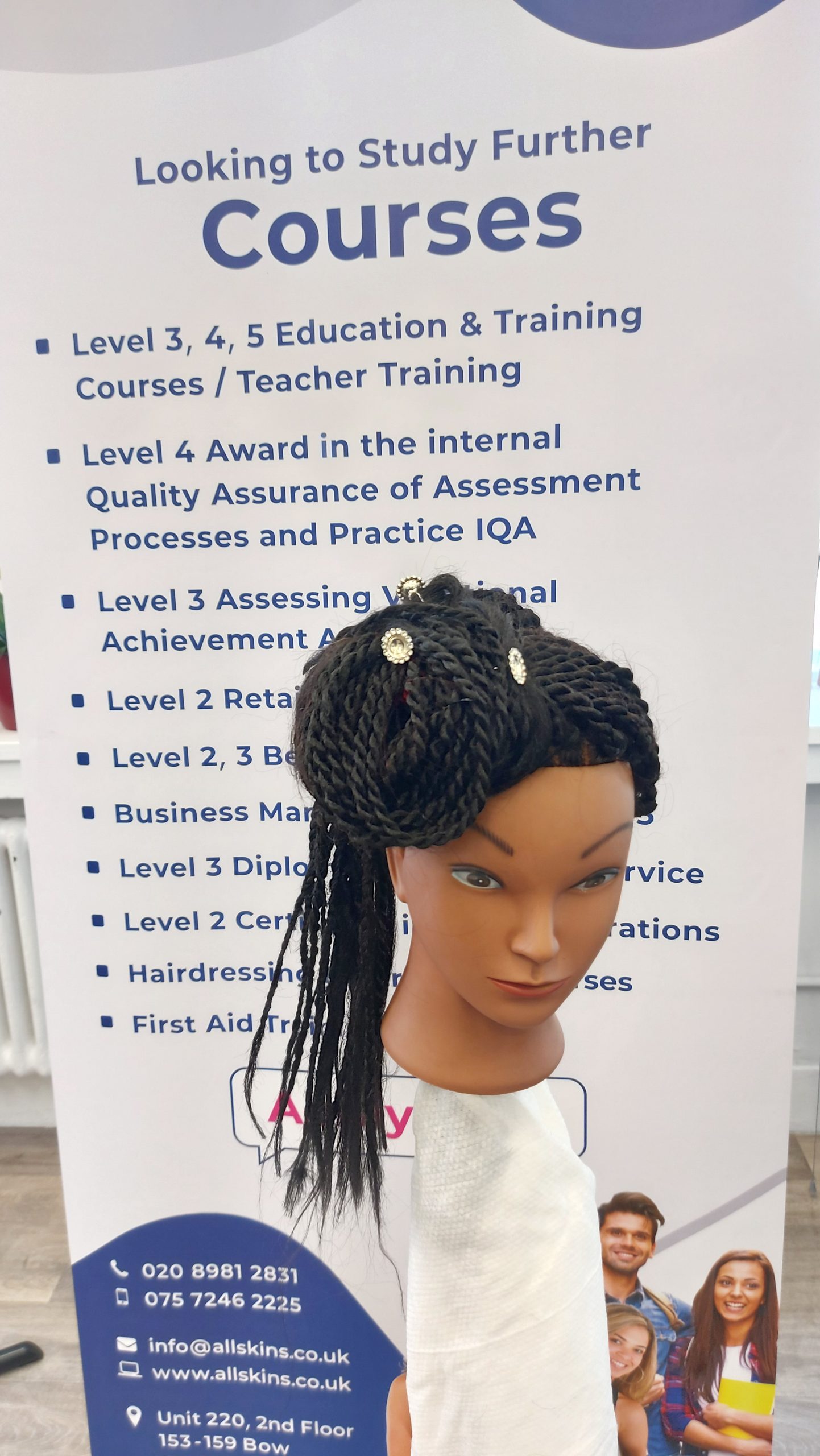 Afro Hair Styling Course - ALLSKINS Training Academy
