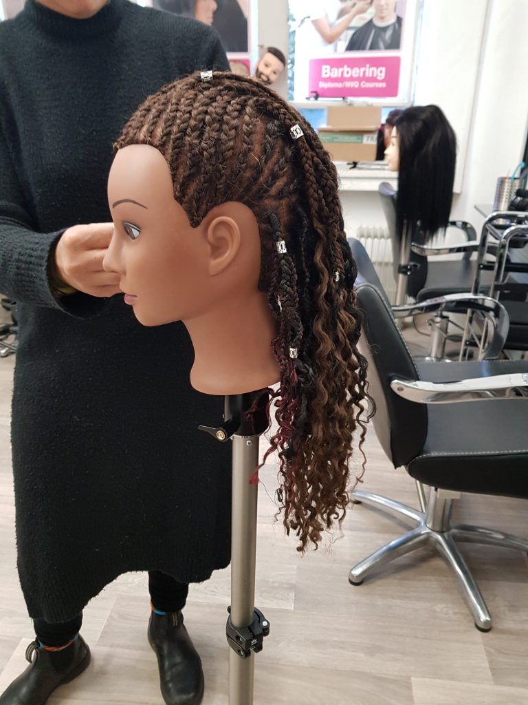 Afro braiding hair styling training
