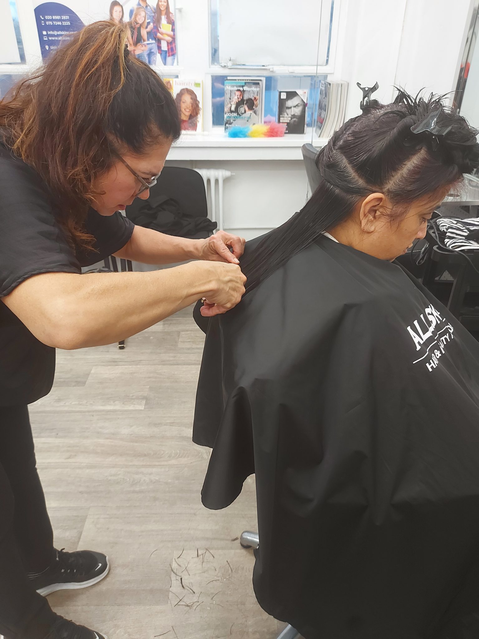 hairdressing and barbering course ALLSKINS Training Academy